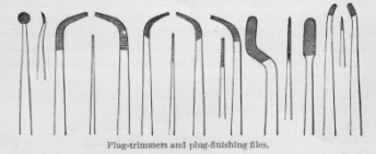 Plug-trimmers and plug-finishing flies Plug-trimmers and plug-finishing flies
